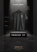 The End Oversized Drop Shoulder T-Shirt – Black