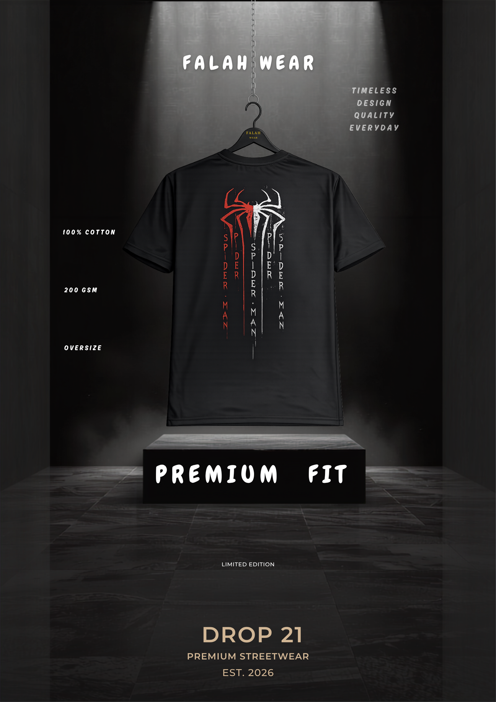 Spider Edition Premium Oversized T-Shirt