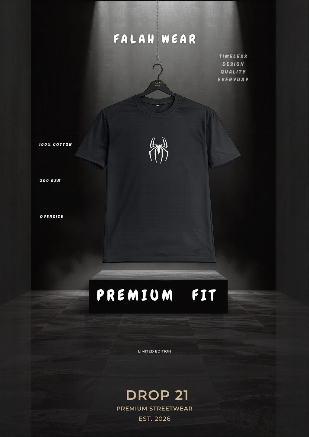 Spider Edition Premium Oversized T-Shirt