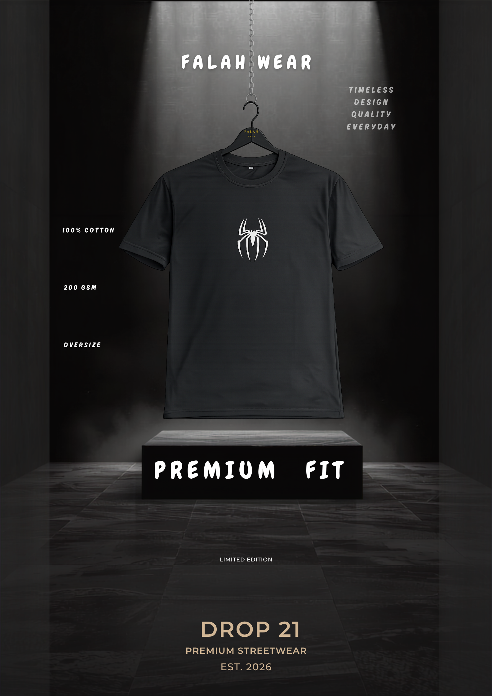 Spider Edition Premium Oversized T-Shirt