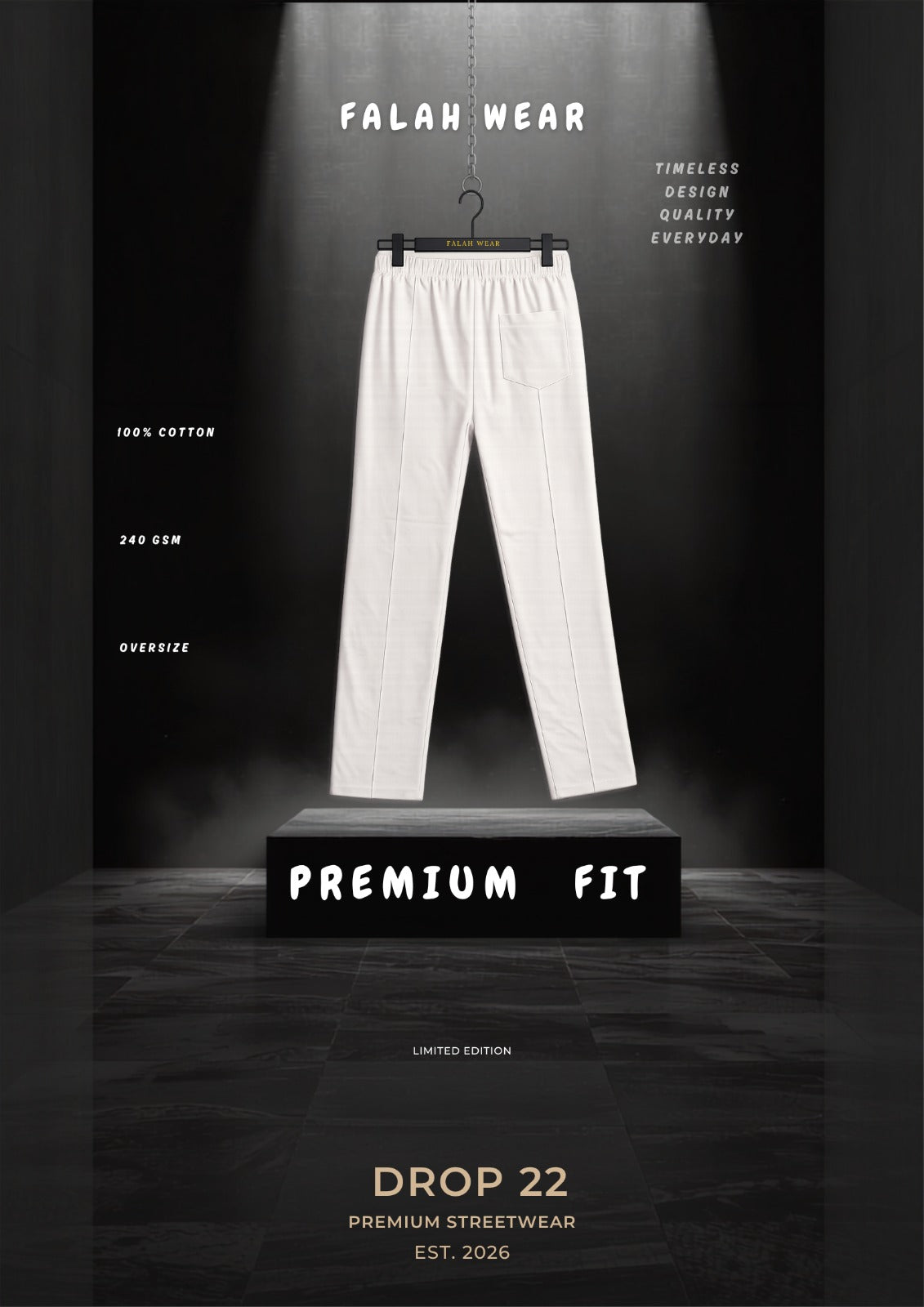 DROP 22 – Premium Oversized Straight Fit Trouser