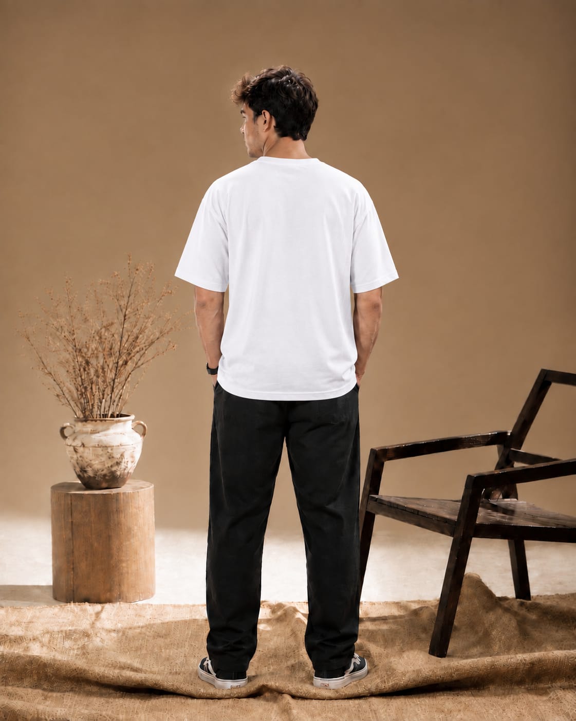Hibiscus Bloom Oversized T-Shirt