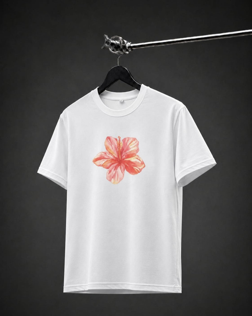 Hibiscus Bloom Oversized T-Shirt
