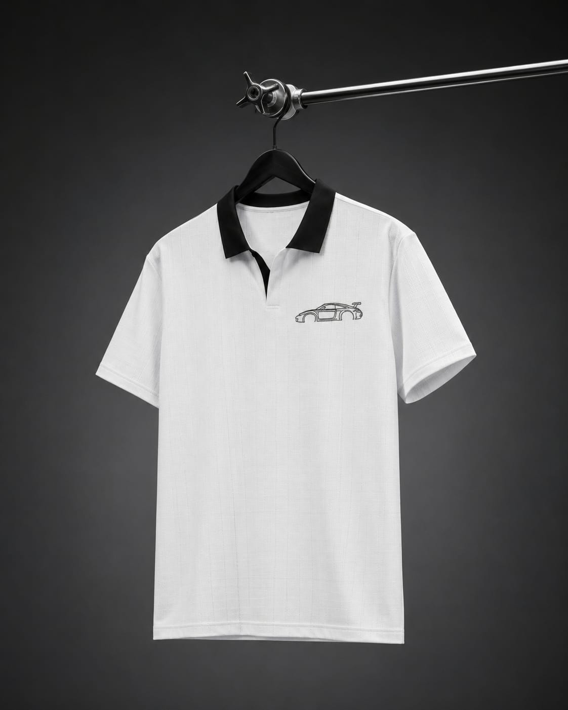 Turbo Drive Oversized Drop Shoulder T-Shirt – White
