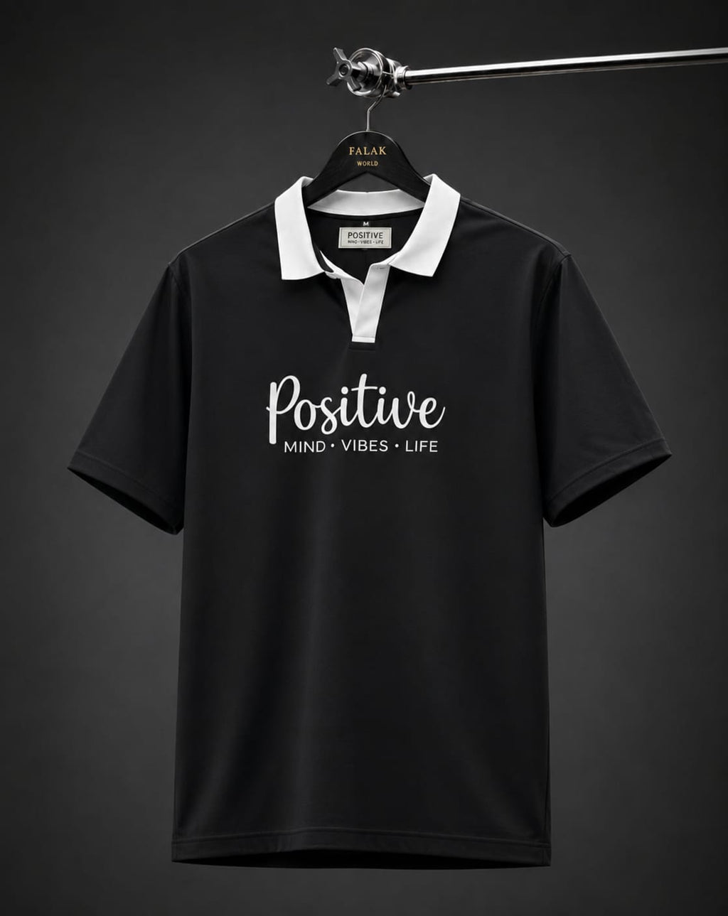 Positive Mind Premium Oversized Polo T-Shirt