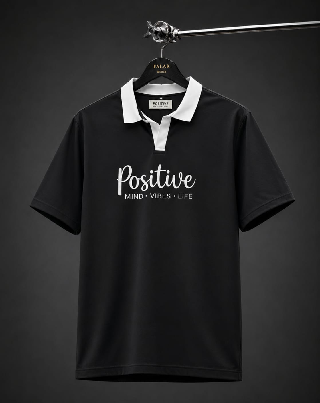 Positive Mind Premium Oversized Polo T-Shirt