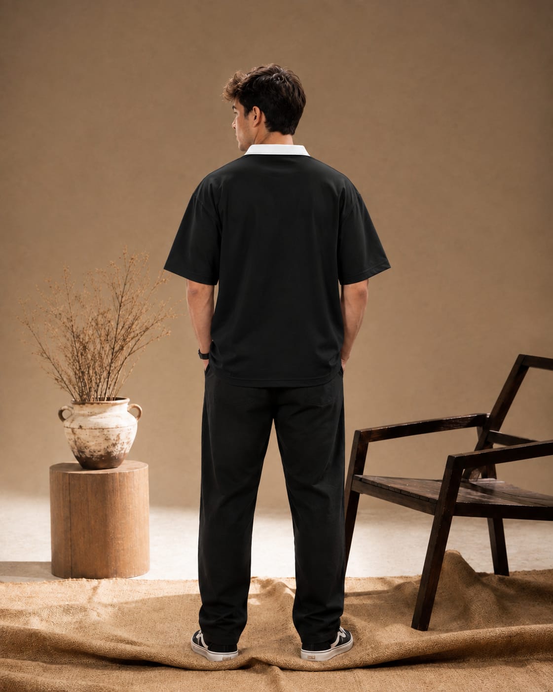 Positive Mind Premium Oversized Polo T-Shirt