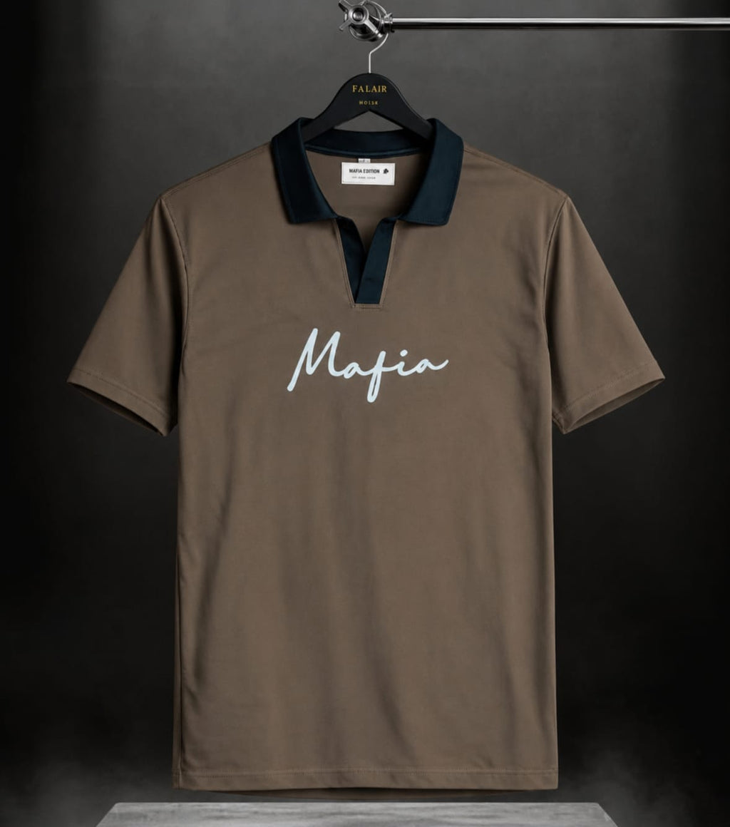 Mafia Signature Oversized Drop Shoulder T-Shirt