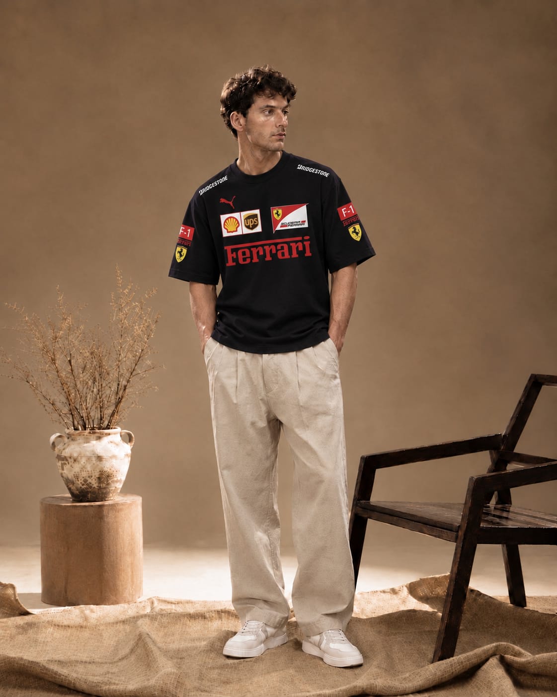 Ferrari Racing Team Oversized T-Shirt